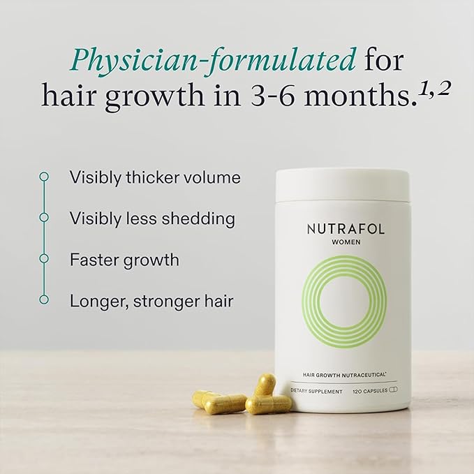 Hair Growth Supplement for Women 45+, Promotes Fuller Hair and Scalp Health – 1 Month Supply